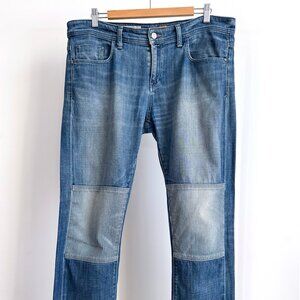 PILCRO Knee Patch Relaxed Boyfriend Jeans Size 31